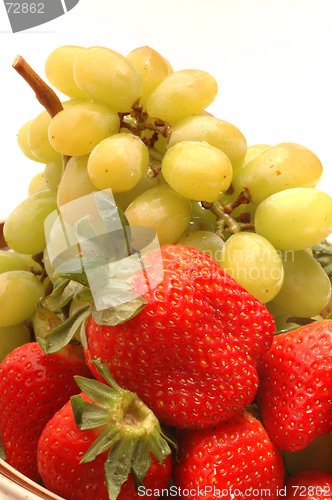 Image of strawberries grapes