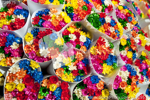 Image of Small flowers bouquets.