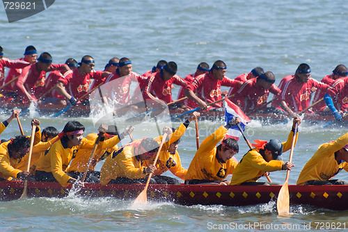 Image of Longboat racing in Pattaya, Thailand