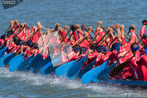 Image of Longboat racing in Pattaya, Thailand