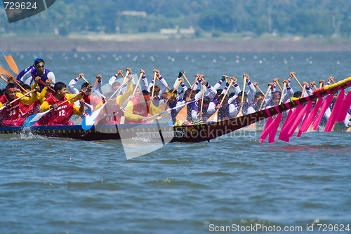 Image of Longboat racing in Pattaya, Thailand