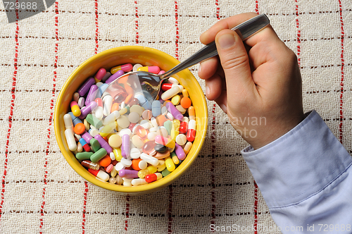 Image of Bowl with Pills