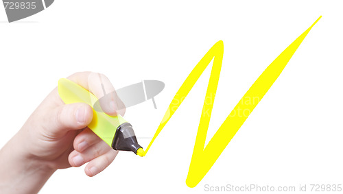 Image of marketing isolated pen