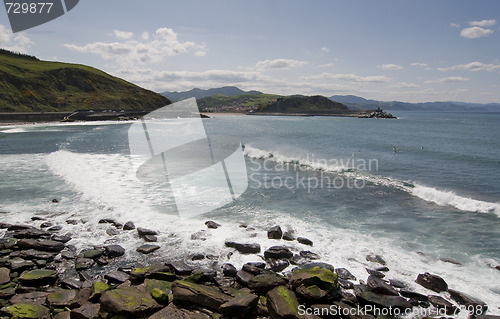 Image of summer sport surf