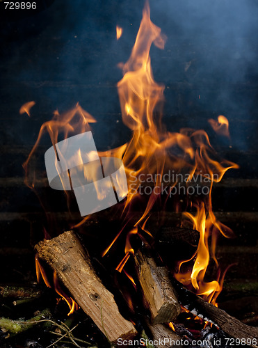 Image of fire flames