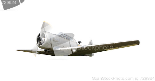 Image of war propeller fighter plane