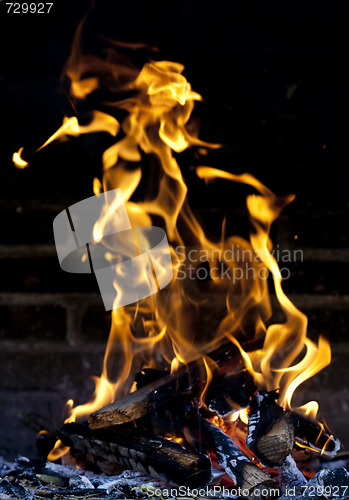 Image of fire flames