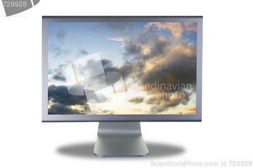 Image of lcd monitor flat screen