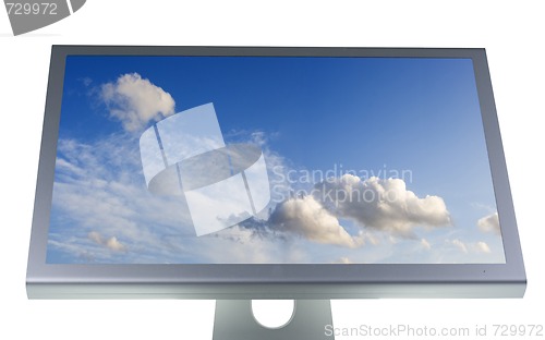 Image of lcd monitor flat screen