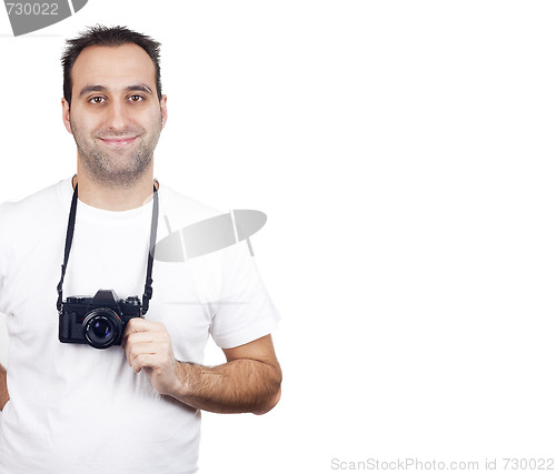 Image of isolated photography man