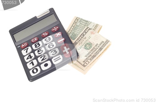 Image of hand calculator