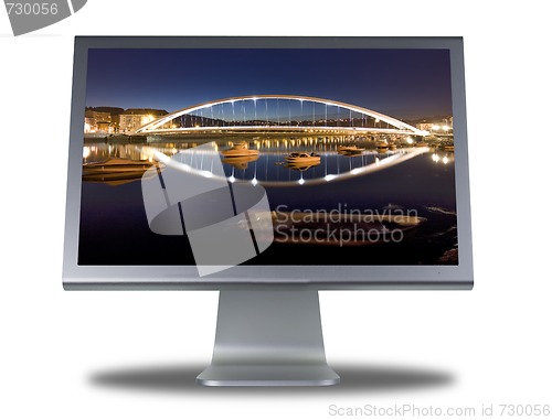 Image of lcd monitor flat screen