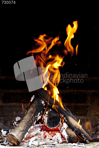 Image of fire flames