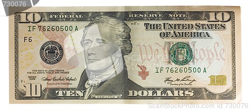 Image of 10 dollar ten