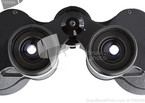 Image of isolated binoculars