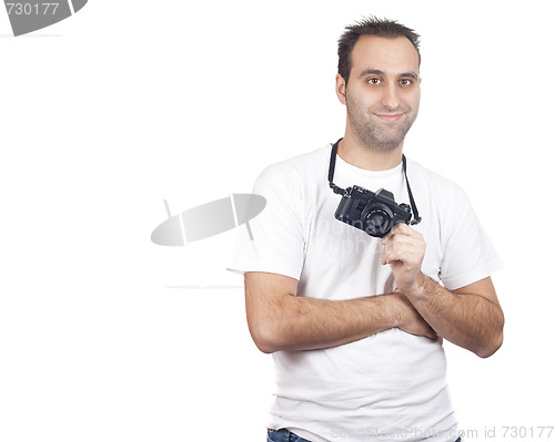 Image of isolated photography man