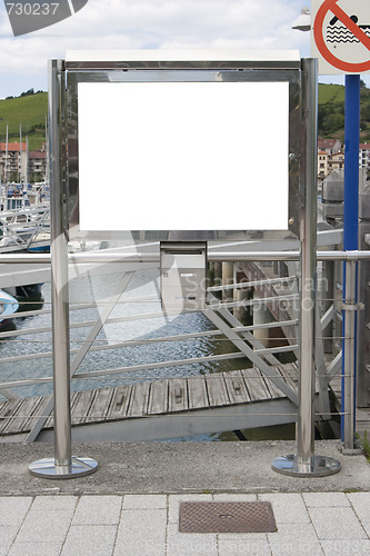 Image of blank bulletin board