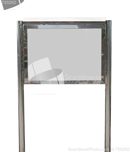 Image of blank bulletin board