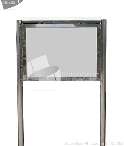 Image of blank bulletin board