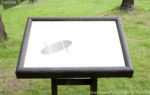 Image of blank bulletin board