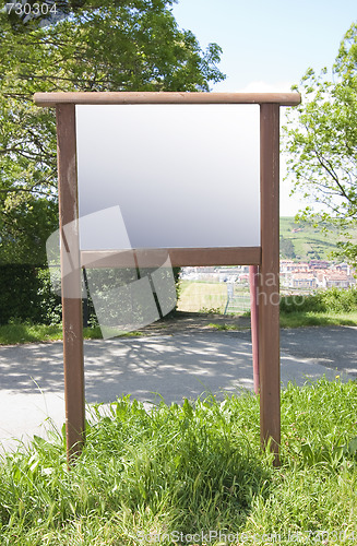 Image of blank bulletin board