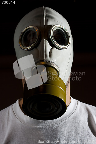 Image of gas mask danger 
