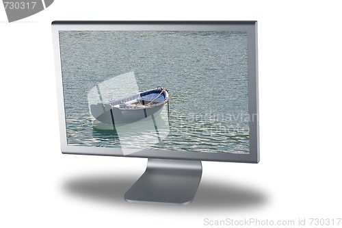 Image of lcd monitor flat screen