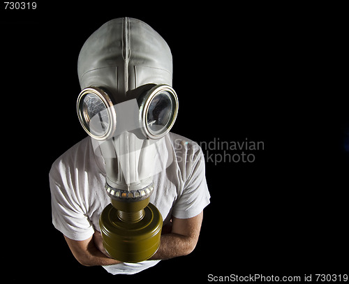 Image of gas mask danger 