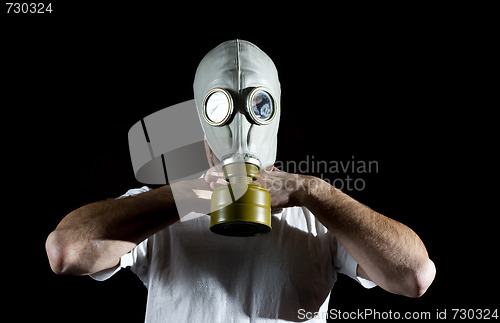 Image of gas mask danger 