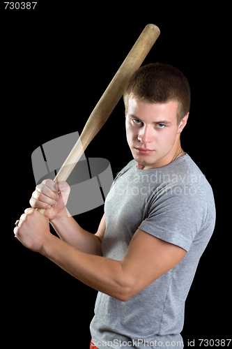 Image of Aggressive young man
