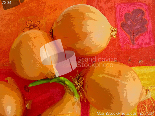 Image of Brown Onion abstract