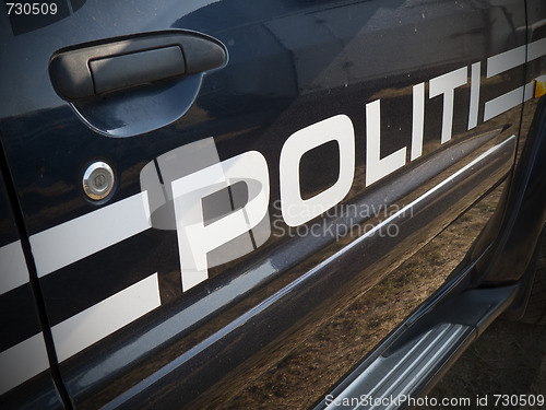 Image of Danish police car