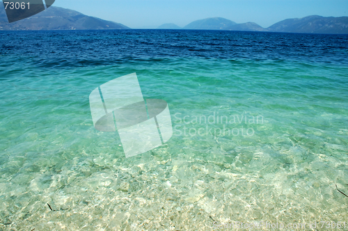 Image of Sea water background