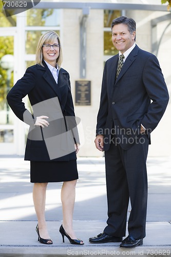 Image of Two Businesspeople