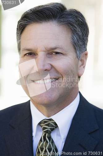 Image of Smiling Businessman