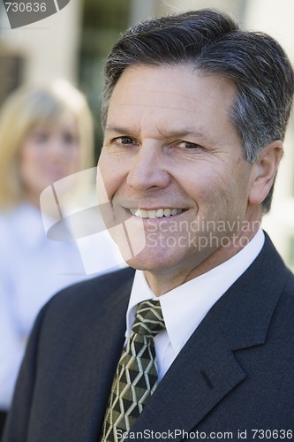 Image of Smiling Businessman