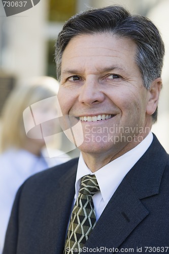 Image of Smiling Businessman