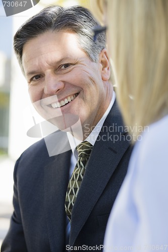 Image of Smiling Businessman