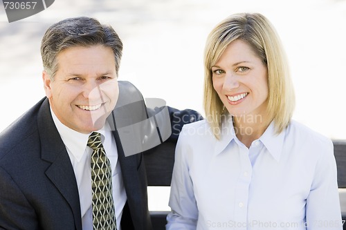 Image of Businesswoman and Businessman