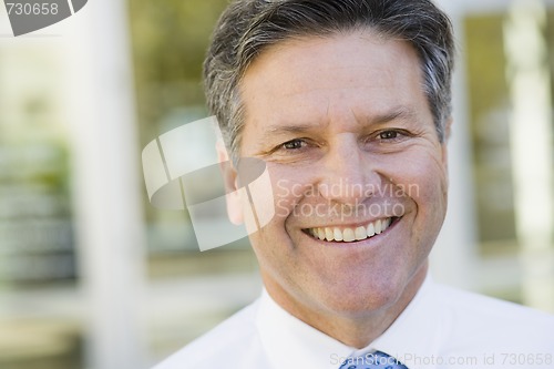 Image of Smiling Businessman