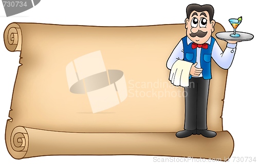 Image of Scroll with waiter