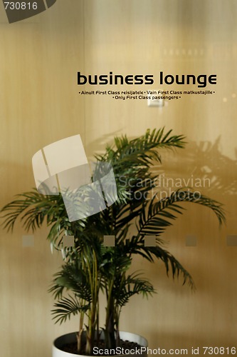 Image of First Class Business Lounge area in the airport