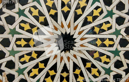 Image of Traditional Moroccan tile pattern