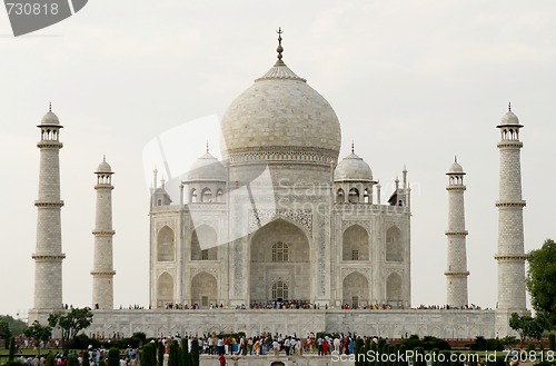 Image of Beautiful mosque Taj Mahal. Agra, India