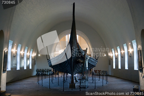 Image of The Oseberg viking ship