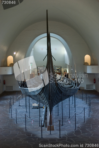 Image of The Oseberg viking ship