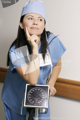 Image of Hospital staff in hallway