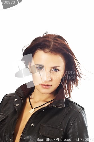 Image of Brunette portrait