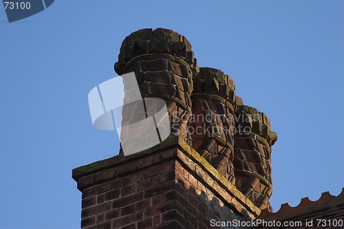 Image of Victorian fancy chimney pots