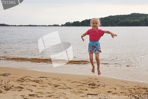 Image of jumping girl
